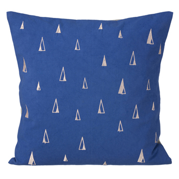 [ferm living] Cone Cushion (Blue) 