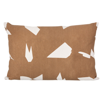 [ferm living] Cut Cushion (Brown) 